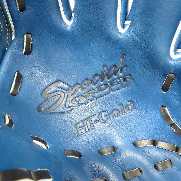 実際に弊社で買取させて頂いたHI-GOLD/ハイゴールド 限定 軟式 内野手用 グローブ/グラブ 右投げ用 SPG-9116の画像 2枚目