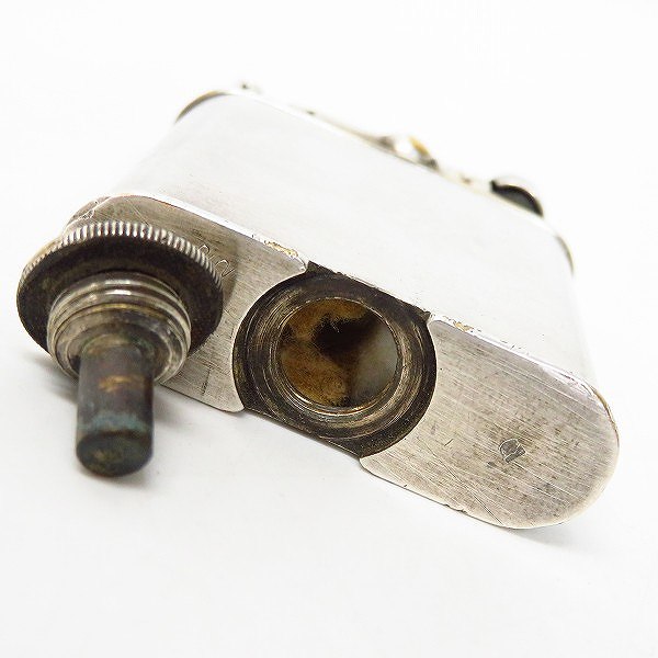 実際に弊社で買取させて頂いたdunhill/ダンヒル UNIQUE/ユニーク ハンマー オイルライター シルバー プレーンの画像 2枚目