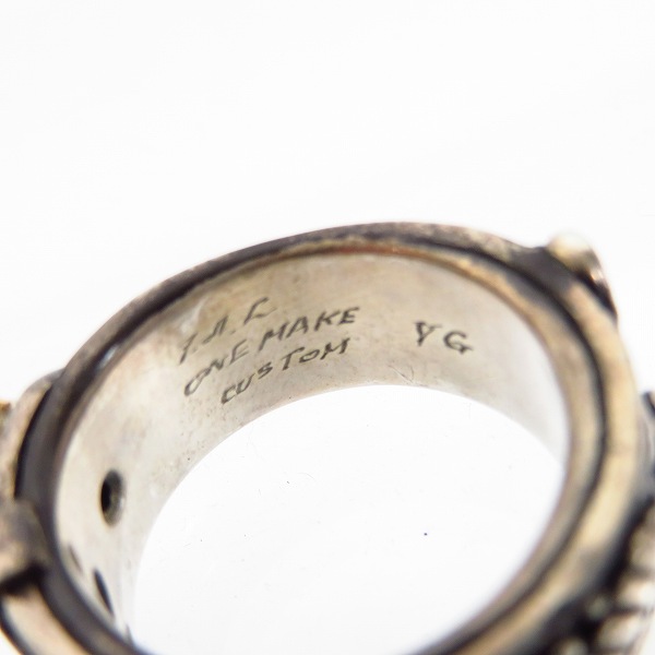 実際に弊社で買取させて頂いたFAL/エフエーエル Venom Gothicer/ベノムゴシッカー Will For Pad Rock ONE MAKE CUSTOM リング/14.5号の画像 4枚目