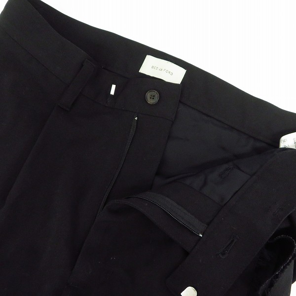 実際に弊社で買取させて頂いたBED J.W. FORD/ベッドフォード カッティング/テーピングデザイン スラックスパンツ 0の画像 4枚目