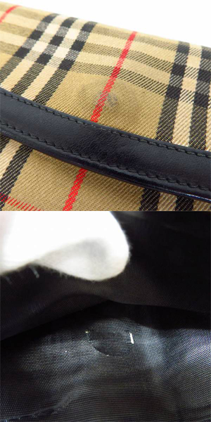 実際に弊社で買取させて頂いたBURBERRY/バーバリー チェック柄 長財布/ウォレットの画像 9枚目
