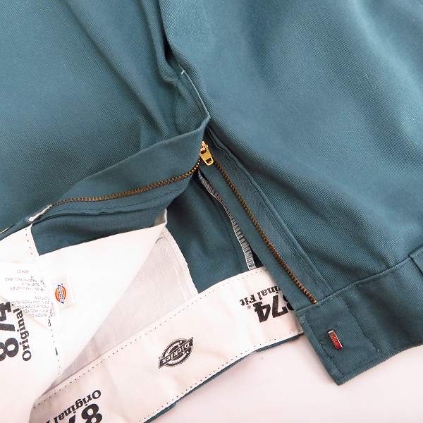 実際に弊社で買取させて頂いたDICKIES/ディッキーズ ワークパンツ ブルー系/グリーン系/レッド size：L/30 3点セットの画像 4枚目