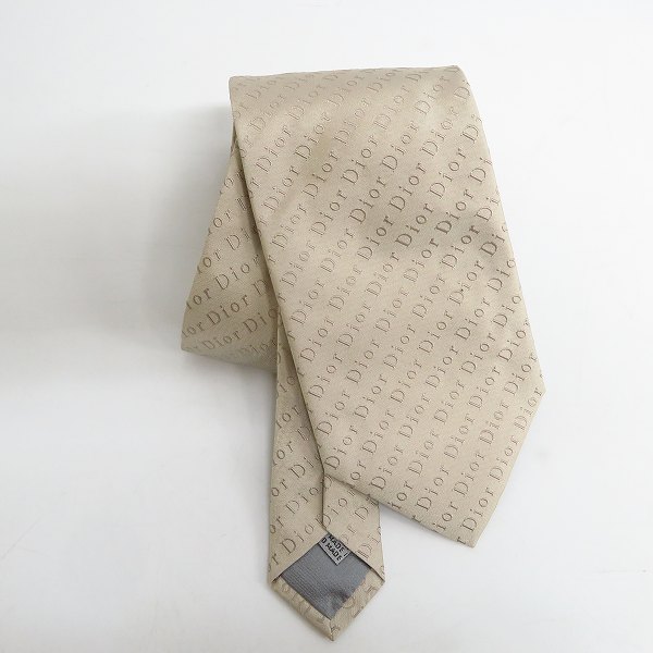 実際に弊社で買取させて頂いたDior HOMME/ディオールム ロゴ総柄 シルクネクタイ