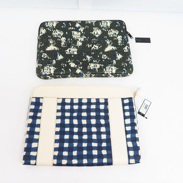 実際に弊社で買取させて頂いた【未使用含む】MARC BY MARC JACOBS/マークバイマークジェイコブス PCタブレットケース M0001053A/M6131011 2点セットの画像 1枚目