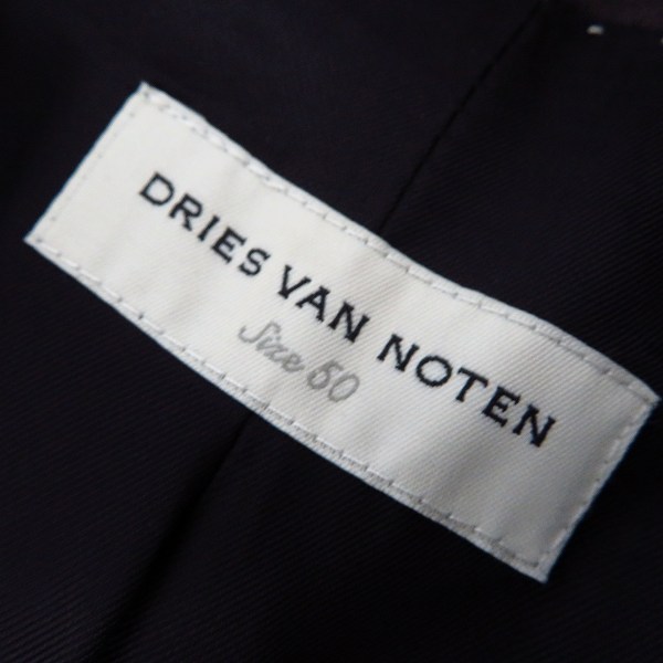 実際に弊社で買取させて頂いたDRIES VAN NOTEN/ドリスヴァンノッテン ウール総柄テーラードジャケット/50の画像 2枚目