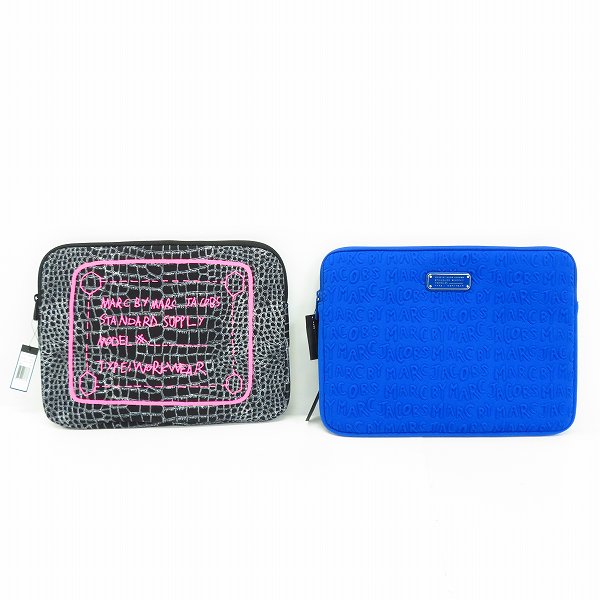 実際に弊社で買取させて頂いた【未使用】MARC BY MARC JACOBS/マークバイマークジェイコブス PC タブレットケース M0003461/M6123052 2点セット