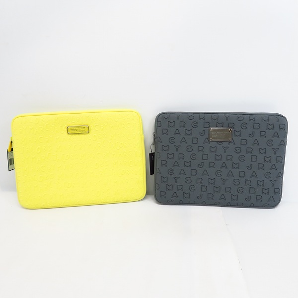 実際に弊社で買取させて頂いた【未使用】MARC BY MARC JACOBS/マークバイマークジェイコブス PC タブレットケース M0003461/M6PE022 2点セット