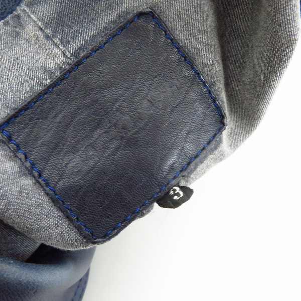 実際に弊社で買取させて頂いたBACKLASH/バックラッシュ イタリーホースレザー ダブルライダース 1670-03/Lの画像 2枚目