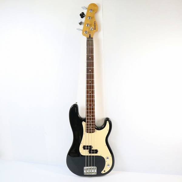 実際に弊社で買取させて頂いた★BUSKER'S/バスカーズ プレシジョンベースタイプ ブラック エレキベース 動作確認済みの画像 1枚目