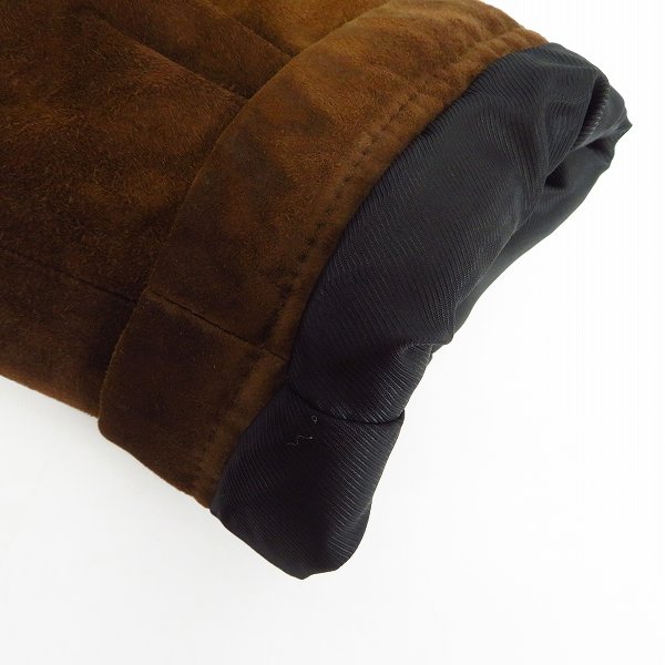 実際に弊社で買取させて頂いたHUGO BOSS/ヒューゴボス スエードレザー コート/42の画像 6枚目