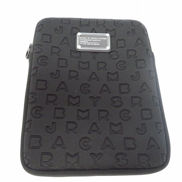 実際に弊社で買取させて頂いた【未使用】MARC BY MARC JACOBS/マークバイマークジェイコブス PC タブレットケース ブラック M6PE024