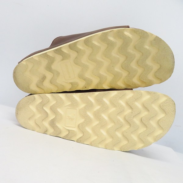 実際に弊社で買取させて頂いたMIHARAYASUHIRO/ミハラヤスヒロ レザー サンダル MY53230300/25の画像 2枚目