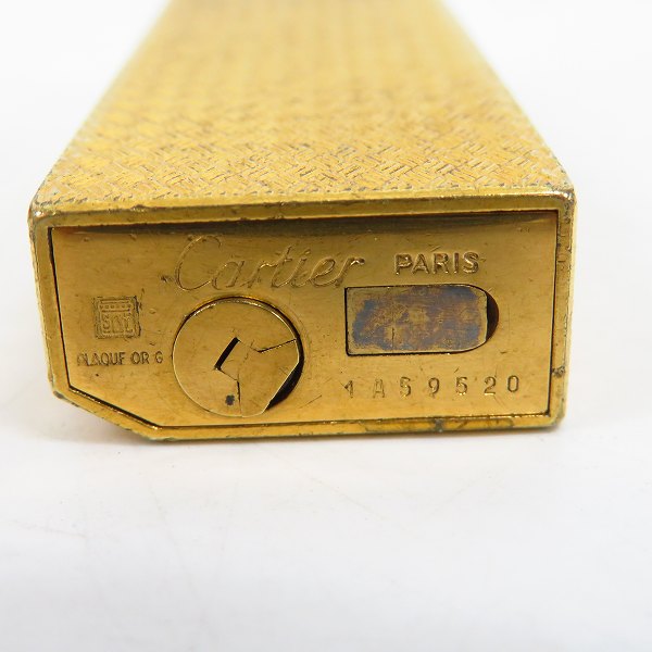 実際に弊社で買取させて頂いたCartier/カルティエ ガスライター ゴールドの画像 3枚目