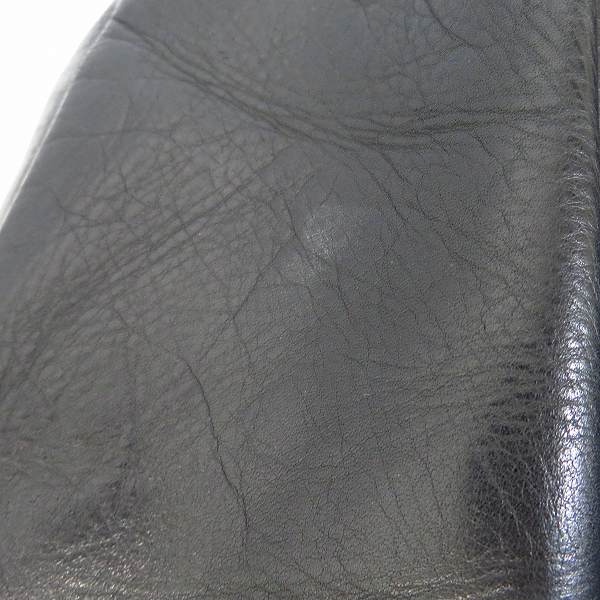 実際に弊社で買取させて頂いたDIET BUTCHER SLIM SKIN/ダイエットブッチャースリムスキン 12AW レザースリーブ ニットブルゾン 1　の画像 8枚目