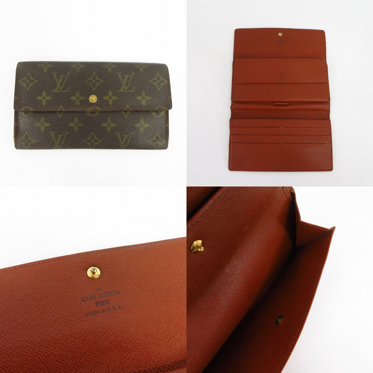 実際に弊社で買取させて頂いたLOUIS VUITTON/ルイ・ヴィトン CELINE/セリーヌ 長財布/ロングウォレット 2点セットの画像 3枚目