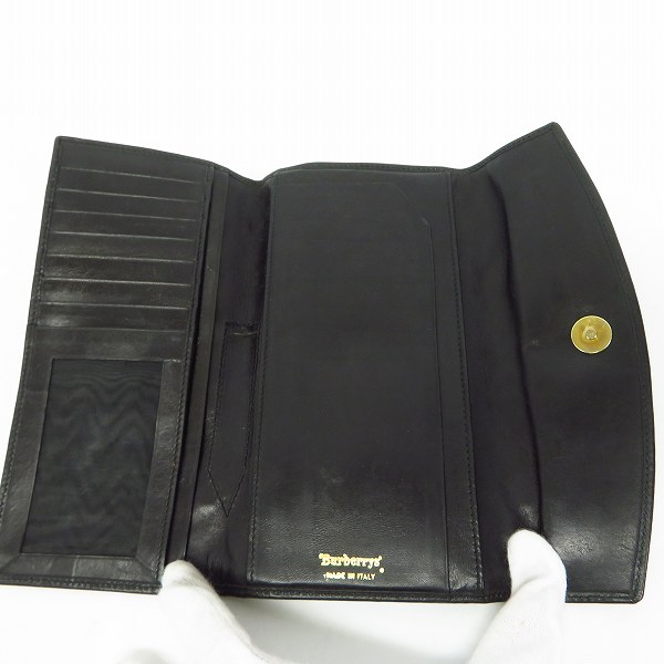 実際に弊社で買取させて頂いたBURBERRY/バーバリー チェック柄 長財布/ウォレットの画像 4枚目