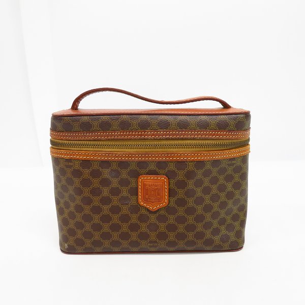 実際に弊社で買取させて頂いたCELINE/セリーヌ マカダム柄 PVC バニティハンドバッグ 