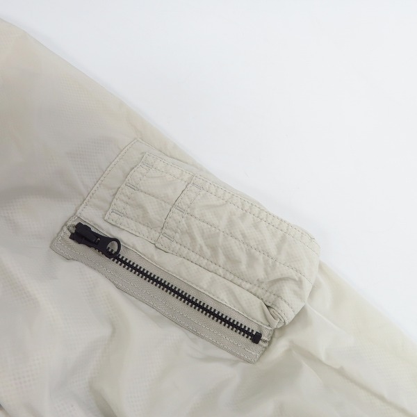 実際に弊社で買取させて頂いた EDIFICE/エディフィス ナイロン ボンバージャケット/Lの画像 6枚目