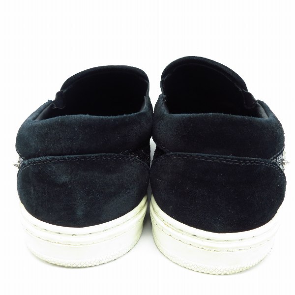 実際に弊社で買取させて頂いたJimmy Choo/ジミーチュウ スタッズ スリッポン/ブラック/41の画像 1枚目