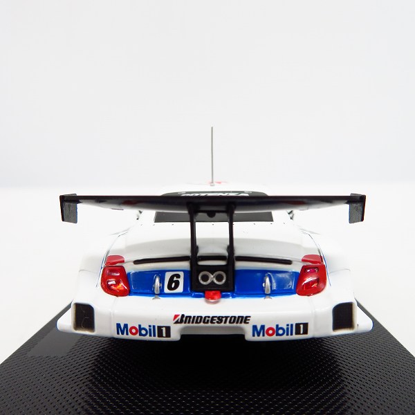 実際に弊社で買取させて頂いたEBBRO/エブロ 1/43 Mobil/モービル 1 SC SUPER GT 2006 #6 WHITE ミニカーの画像 4枚目