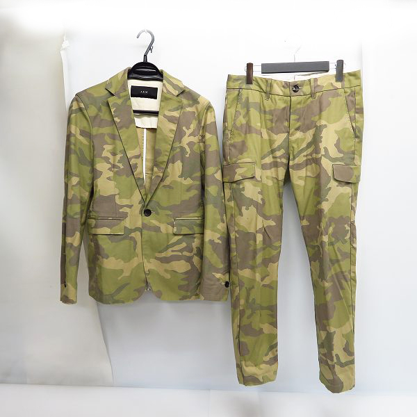 実際に弊社で買取させて頂いたAKM/エーケーエム カモフラ/迷彩ジャケット/パンツ/セットアップ/S