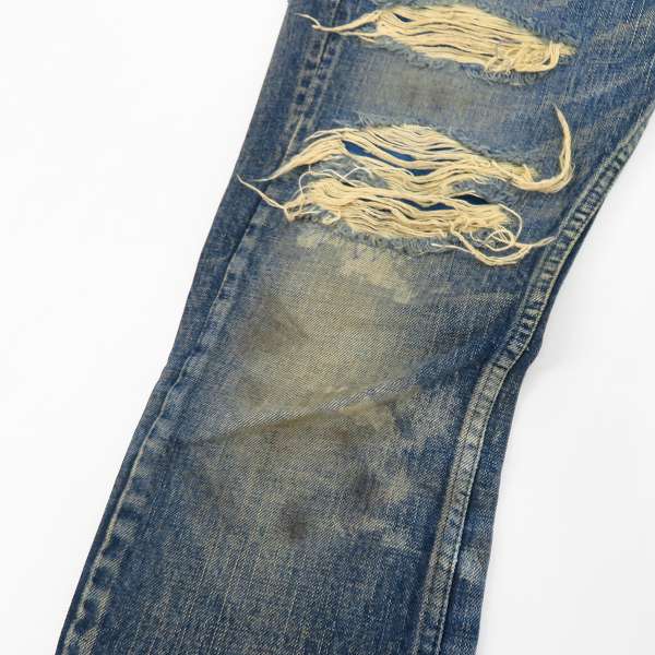 実際に弊社で買取させて頂いたBACKLASH/バックラッシュ  クラッシュ/ダメージ加工 デニムパンツ 1308-07/XLの画像 5枚目