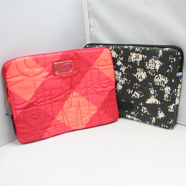 実際に弊社で買取させて頂いた【未使用】MARC BY MARC JACOBS/マークバイマークジェイコブス PC タブレットケース M0001053A/M6131040 2点セット