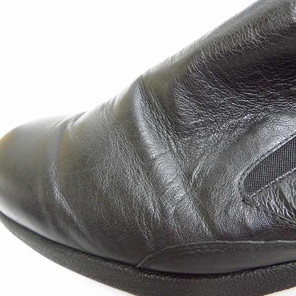 実際に弊社で買取させて頂いたCoSTUME NATIONAL HOMME/コスチュームナショナルオム レザースリッポンシューズ/7の画像 6枚目