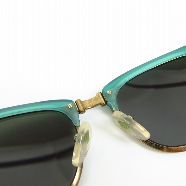 実際に弊社で買取させて頂いたJean Paul GAULTIER/ジャンポールゴルチエ ヴィンテージ サングラス グリーン 56-5202の画像 3枚目