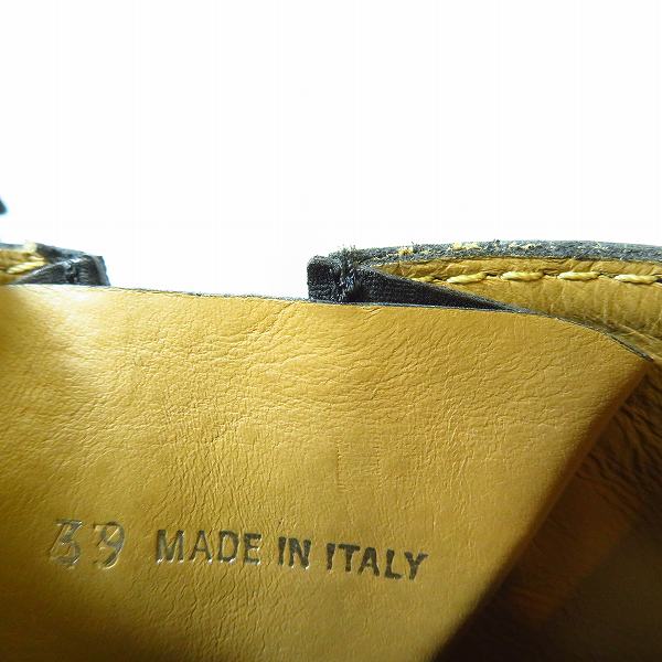 実際に弊社で買取させて頂いたJIMMY CHOO/ジミーチュウ バイカーブーツ/エンジニアブーツ/39の画像 5枚目