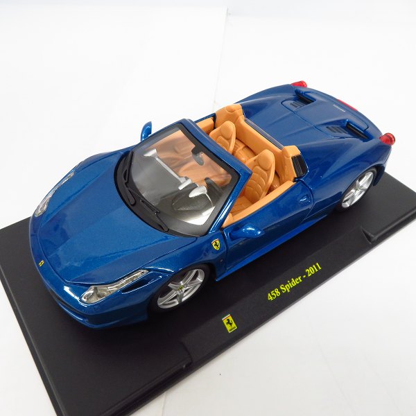 実際に弊社で買取させて頂いたDeAGOSTINI 隔週刊 レ・グランディ・フェラーリ・コレクション 458 SPIDER 2011 トミカ テスタロッサ/512BB 3点セットの画像 1枚目