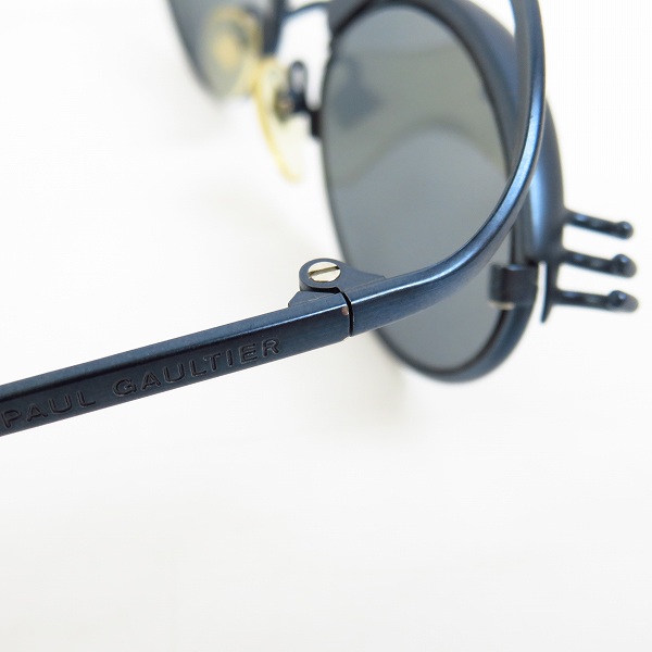 実際に弊社で買取させて頂いたJean Paul GAULTIER/ジャンポールゴルチエ ヴィンテージ サングラス ブルー 56-6107の画像 8枚目