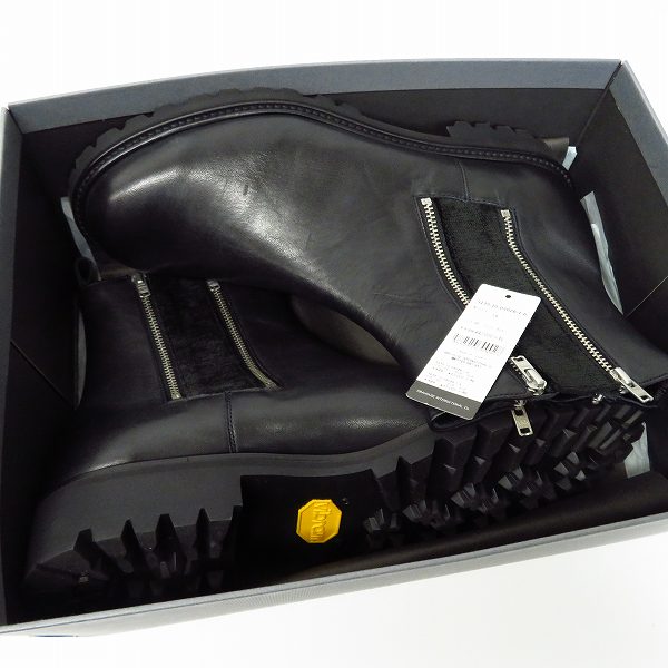 実際に弊社で買取させて頂いたalfredo BANNISTER/アルフレッドバニスター サイドジップブーツ ヴィブラムソール 52391004028/44の画像 7枚目