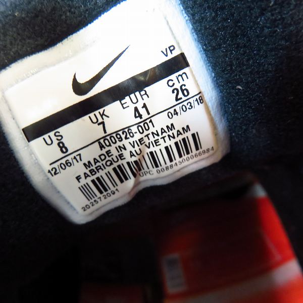 実際に弊社で買取させて頂いたNIKE×atmos/ナイキ×アトモス AIR MAX 90 PRNT エアマックス90 "WE LOVE NIKE" AQ0926-001/26の画像 5枚目