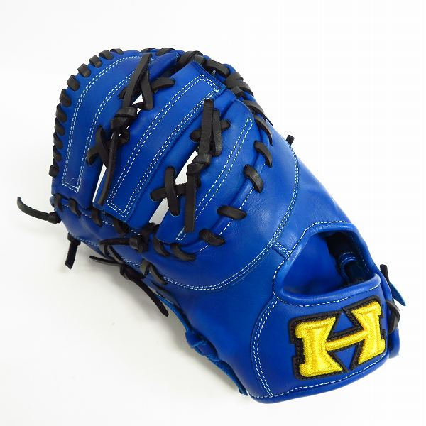 実際に弊社で買取させて頂いたHI-GOLD/ハイゴールド ファーストミット/一塁手用 左投げ 軟式 グローブ/グラブ 野球 NPF-280の画像 1枚目