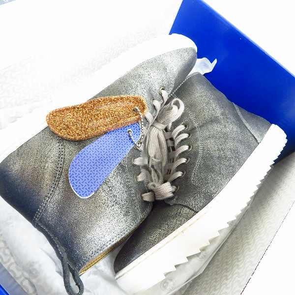 実際に弊社で買取させて頂いたBIRKENSTOCK/ビルケンシュトック BARTLETT SILVER ハイカットスニーカー/36の画像 7枚目