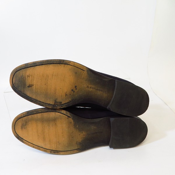 実際に弊社で買取させて頂いたalfredo BANNISTER/アルフレッドバニスター スリッポン ヌバック×スムースレザー/40の画像 2枚目