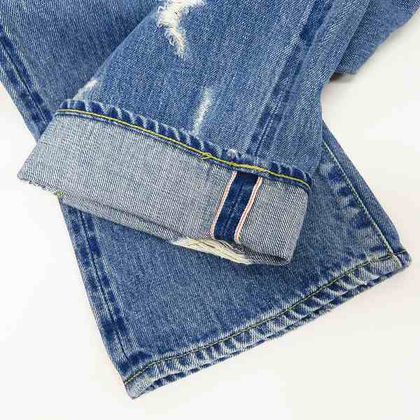 実際に弊社で買取させて頂いた【未使用】Marbles/マーブルス 50's 5PK DENIM #GUILD SP VOL.2　ダメージ＆クラッシュデニム MPT-A1801 size：Mの画像 6枚目