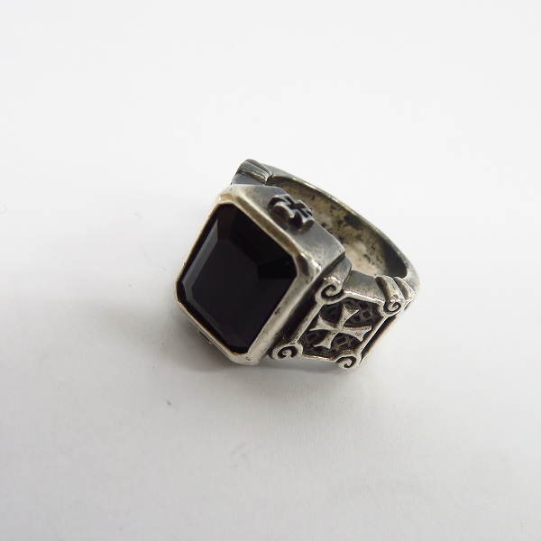 実際に弊社で買取させて頂いたDEAL DESIGN/ディールデザインリング クロスデザイン ストーンリング/13号