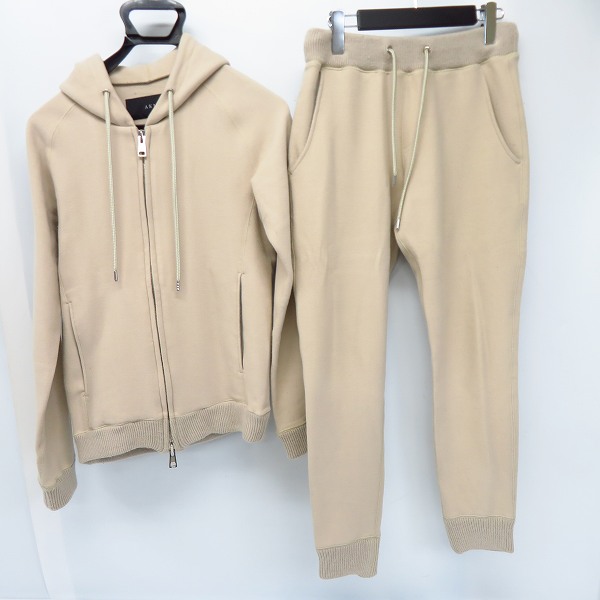 実際に弊社で買取させて頂いたAKM/エーケーエム カシミヤ混スウェットパーカー/パンツPER007/S/M