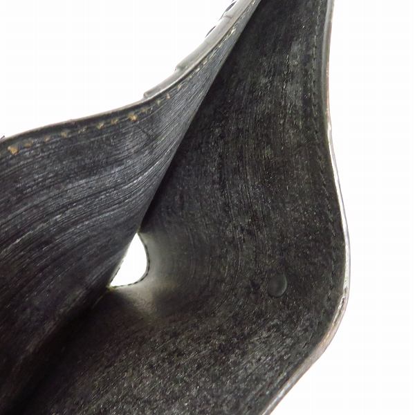 実際に弊社で買取させて頂いたBACKLASH/バックラッシュ ブライドルレザー 二つ折り財布/ウォレット 323-04の画像 4枚目