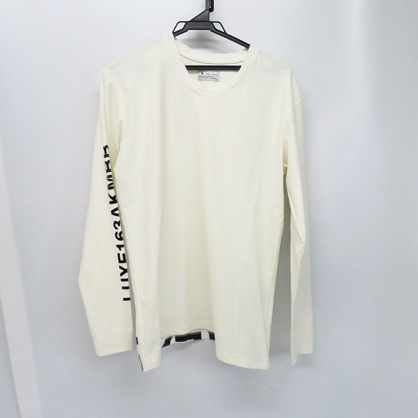 実際に弊社で買取させて頂いたAKM×BROWN BUNNY/エーケーエム×ブラウンバニー 袖プリント 長袖 Tシャツ/ロンT AJ088/L