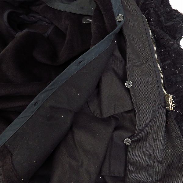 実際に弊社で買取させて頂いたDIET BUTCHER SLIM SKIN/ダイエットブッチャースリムスキン 11AW アーム切替 フーデッドコート 1の画像 6枚目