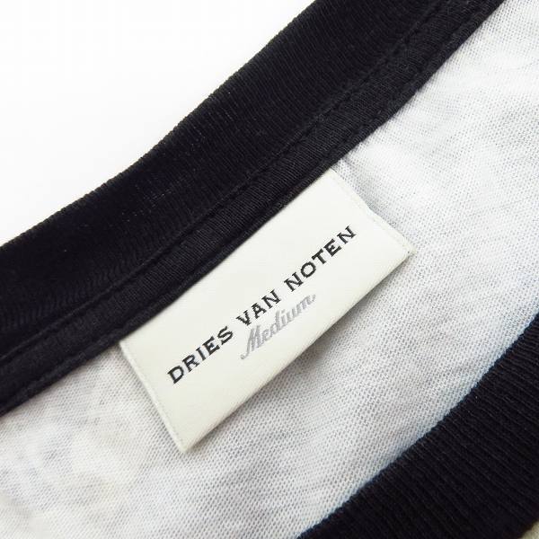 実際に弊社で買取させて頂いたDRIES VAN NOTEN/ドリスヴァンノッテン 転写プリント 半袖Tシャツの画像 2枚目