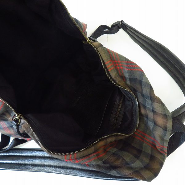 実際に弊社で買取させて頂いたGIVENCHY/ジバンシー チェック バックパック/リュックサックの画像 3枚目