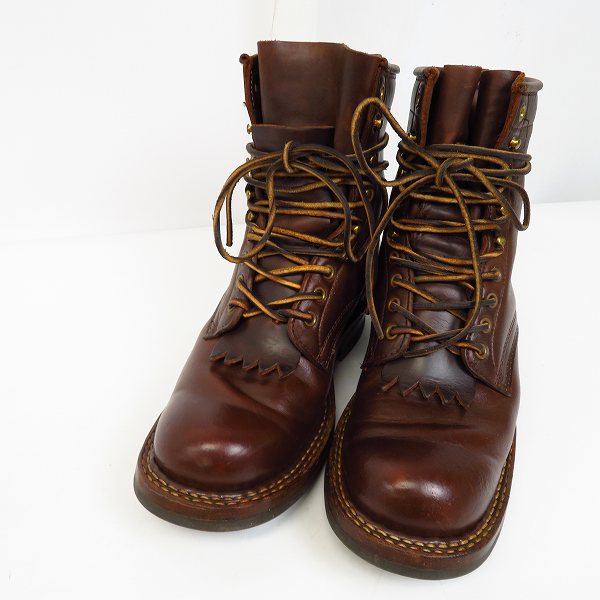 実際に弊社で買取させて頂いたWHITE’S BOOTS/ホワイツブーツ スモークジャンパー レースアップブーツ/フォルスタン ブラウン/茶/7.5