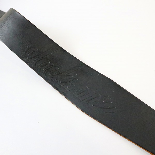 実際に弊社で買取させて頂いたJackson/ジャクソン 品番不明 レザーストラップ ギターストラップ ベースストラップの画像 2枚目