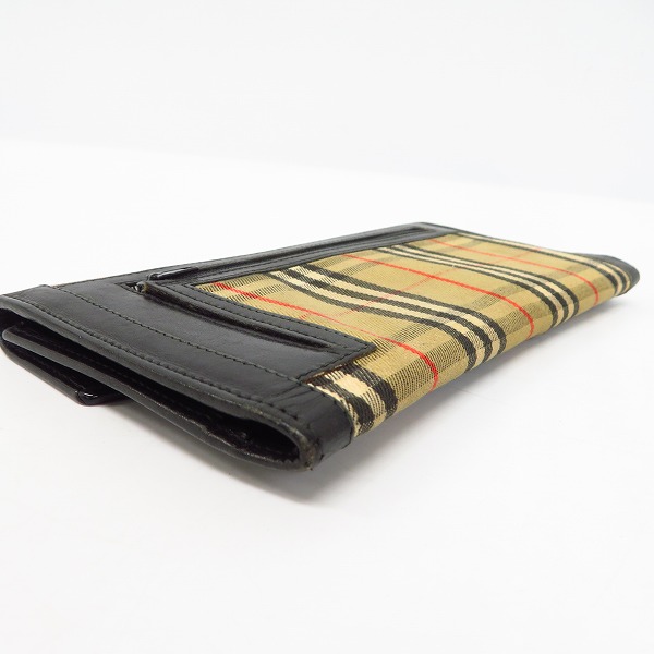 実際に弊社で買取させて頂いたBURBERRY/バーバリー チェック柄 長財布/ウォレットの画像 3枚目