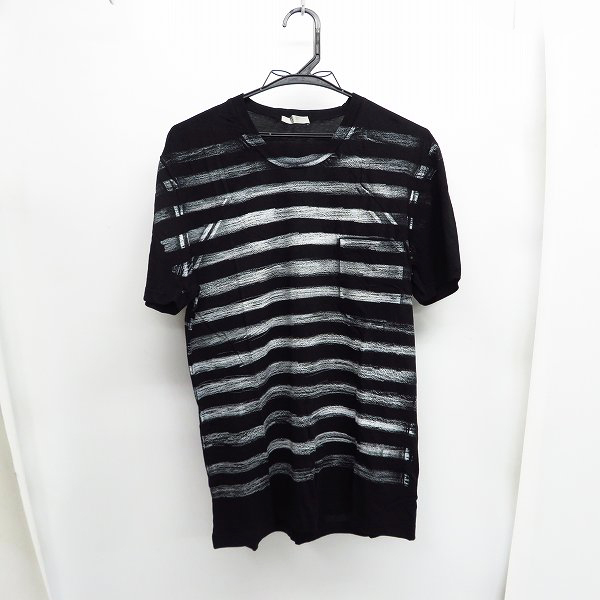 実際に弊社で買取させて頂いたDior HOMME/ディオールオム ボーダープリント 半袖Tシャツ 5EH3068035/L