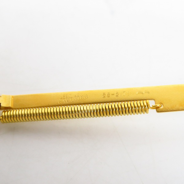 実際に弊社で買取させて頂いたJean Paul GAULTIER/ジャンポールゴルチエ ヴィンテージ サングラス バネデザイン 56-8171の画像 4枚目